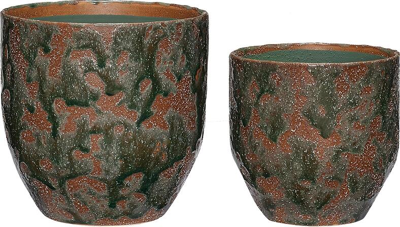 Hübsch Osłonki na doniczki Normu 2 szt.