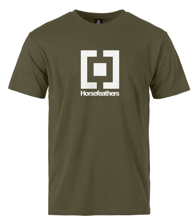 t-shirt HORSEFEATHERS BASE T-SHIRT burnt olive