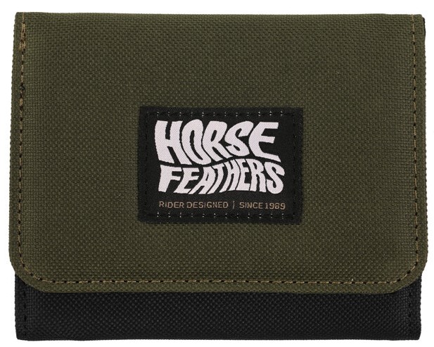 portfel HORSEFEATHERS BAX WALLET olive