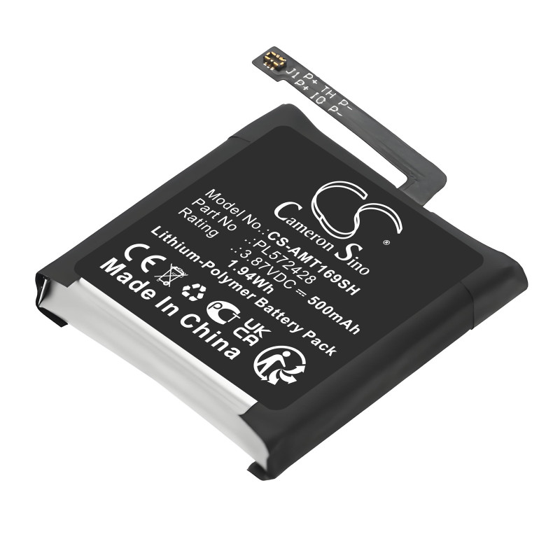 Amazfit T-Rex 2 / PL572428 500mAh 1.94Wh Li-Polymer 3.87V (Cameron Sino)