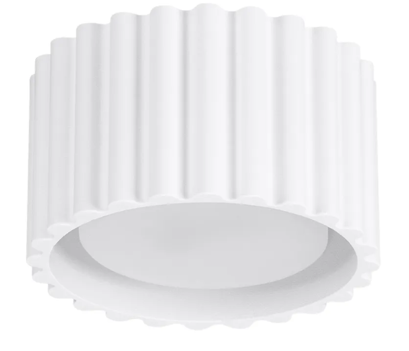 Minimalistyczny biały plafon P7-M00