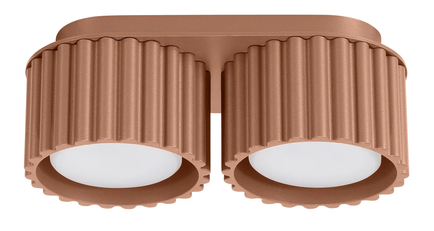 Podwójny okrągły plafon mocca - M147 P8-N21