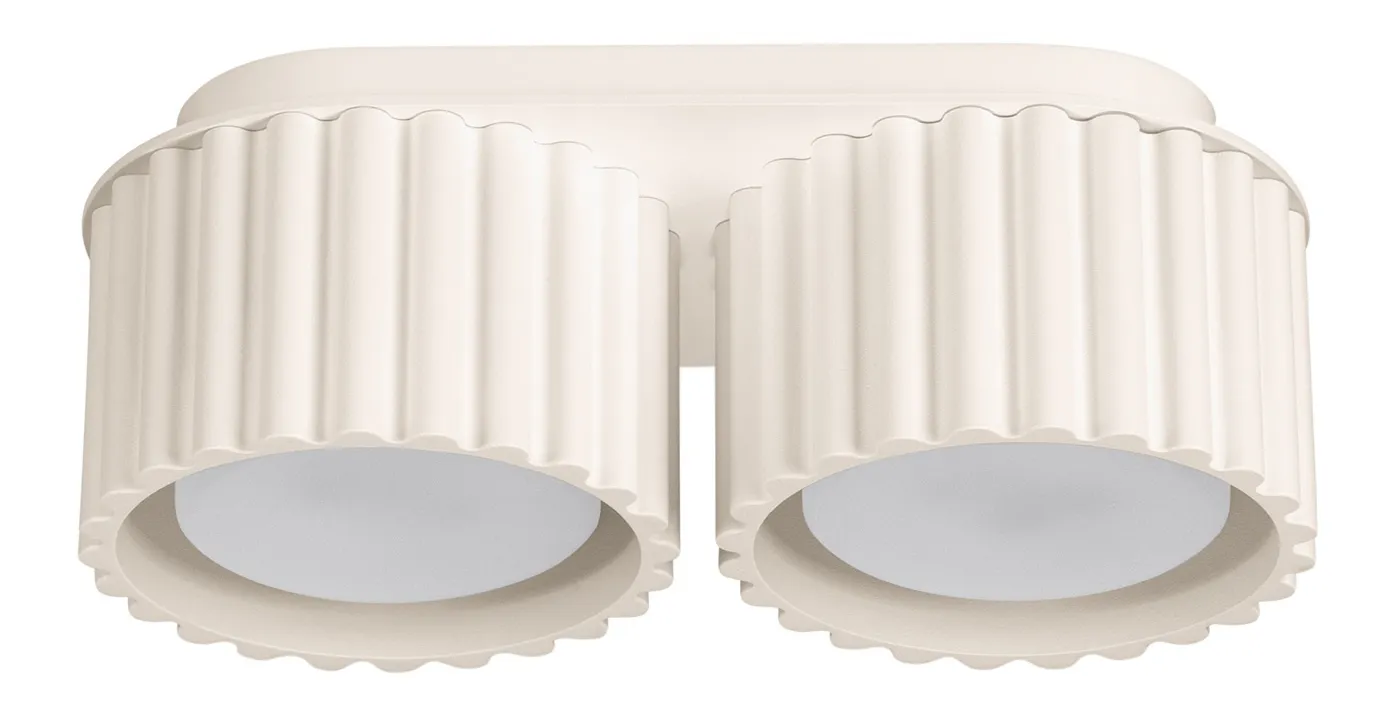 Beżowa lampa sufitowa w stylu loft P8-E06
