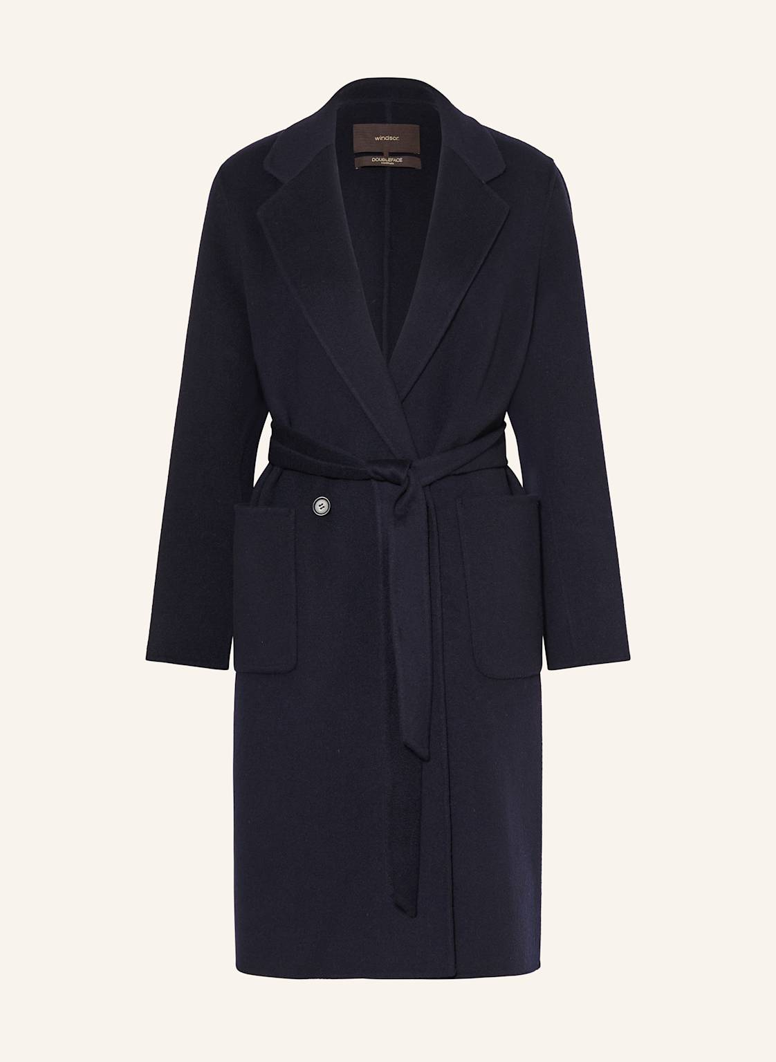 Windsor. Płaszcz Wełniany blau