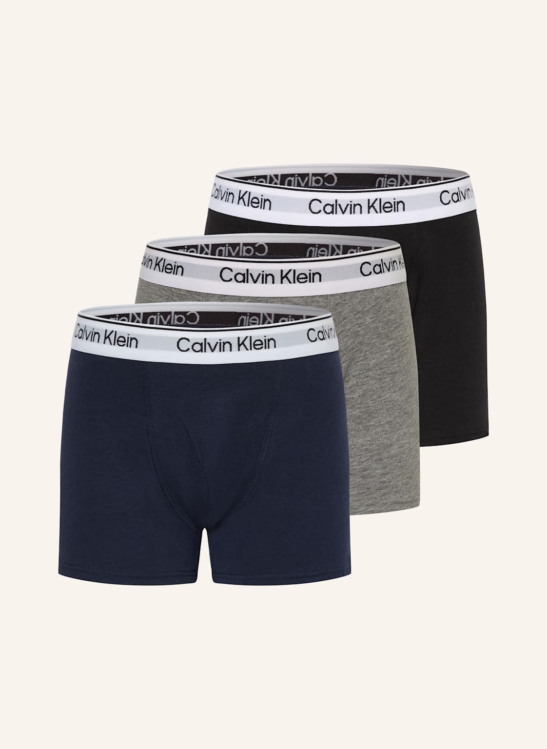 Calvin Klein Bokserki Icon Cotton Stretch, 3 Szt. blau