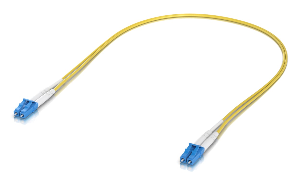 Ubiquiti UACC-OFC-S2-LULU-0.5M-50 kabel InfiniBand / światłowodowy 0,5 m LC LC/LC Żółty
