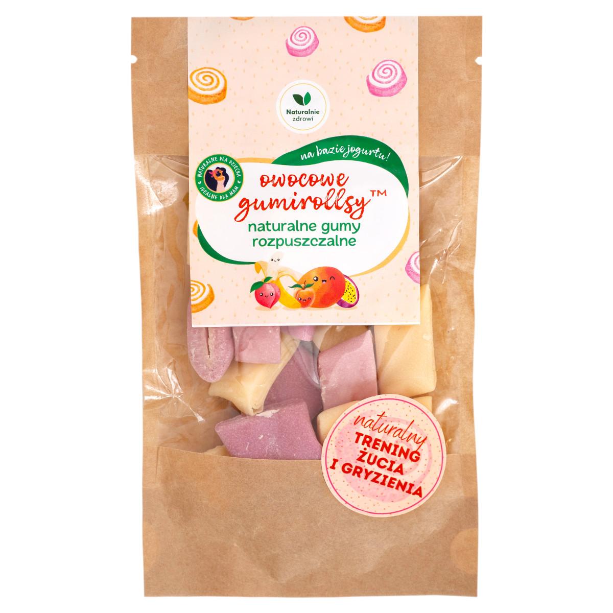 Gumirollsy - naturalne gumy rozpuszczalne - słodycze lub przekąska