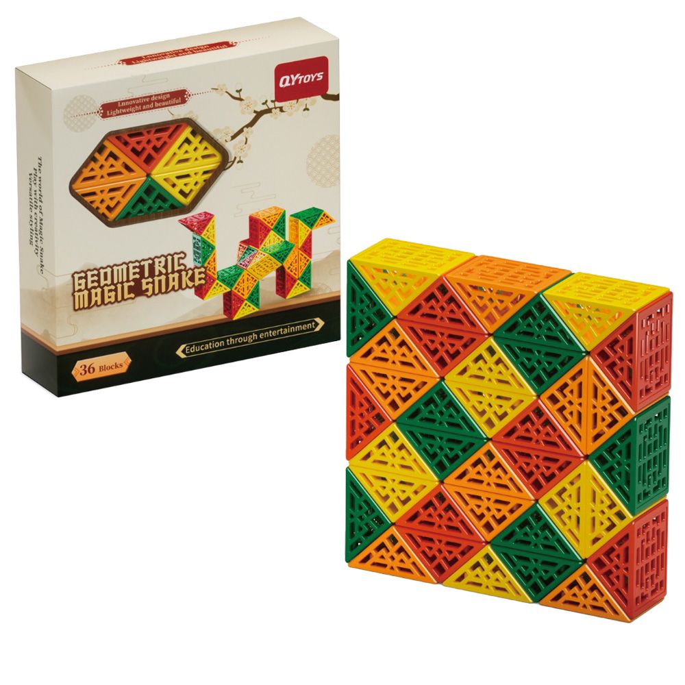 Geometryczny wąż. Układanka