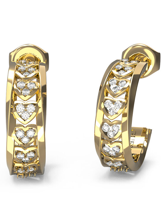 Guess Kolczyki JUBE04 603JW Złoty