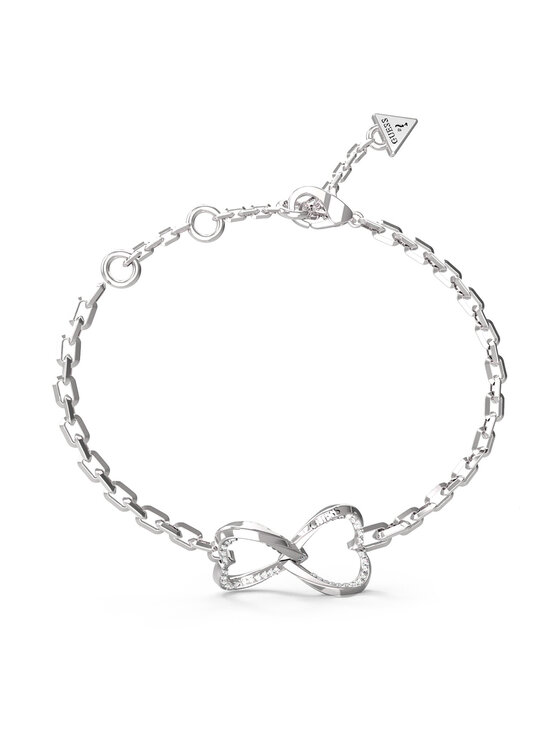 Guess Bransoletka JUBB0461 8JW Srebrny