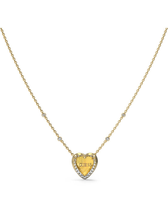 Guess Naszyjnik JUBN0460 6JW Złoty