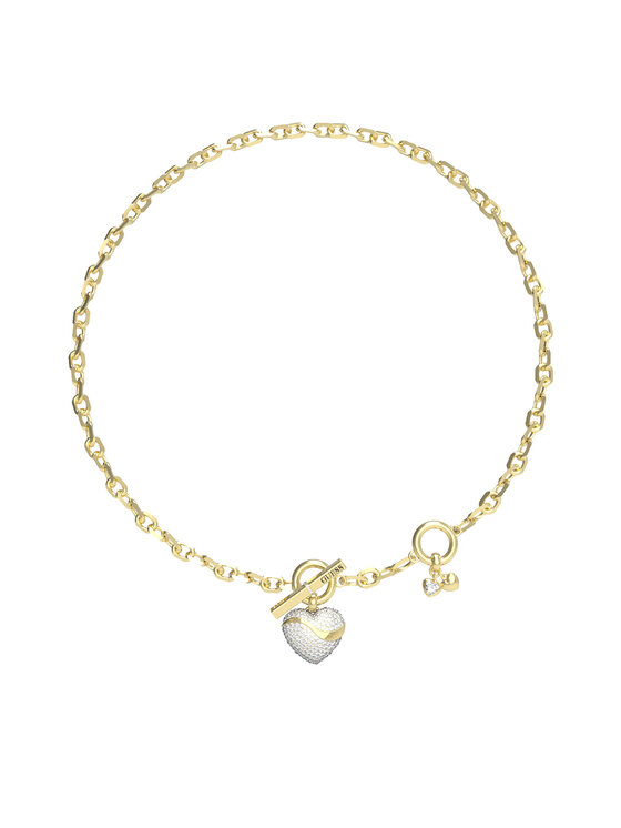Guess Naszyjnik JUBN04 494JW Złoty
