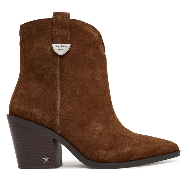 Kowbojki Pepe Jeans Gina City W PLS500013 Brązowy