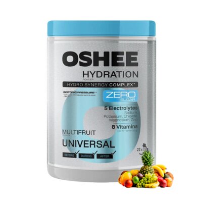 Izotonik OSHEE Hydration Zero Wieloowocowy (330 g)