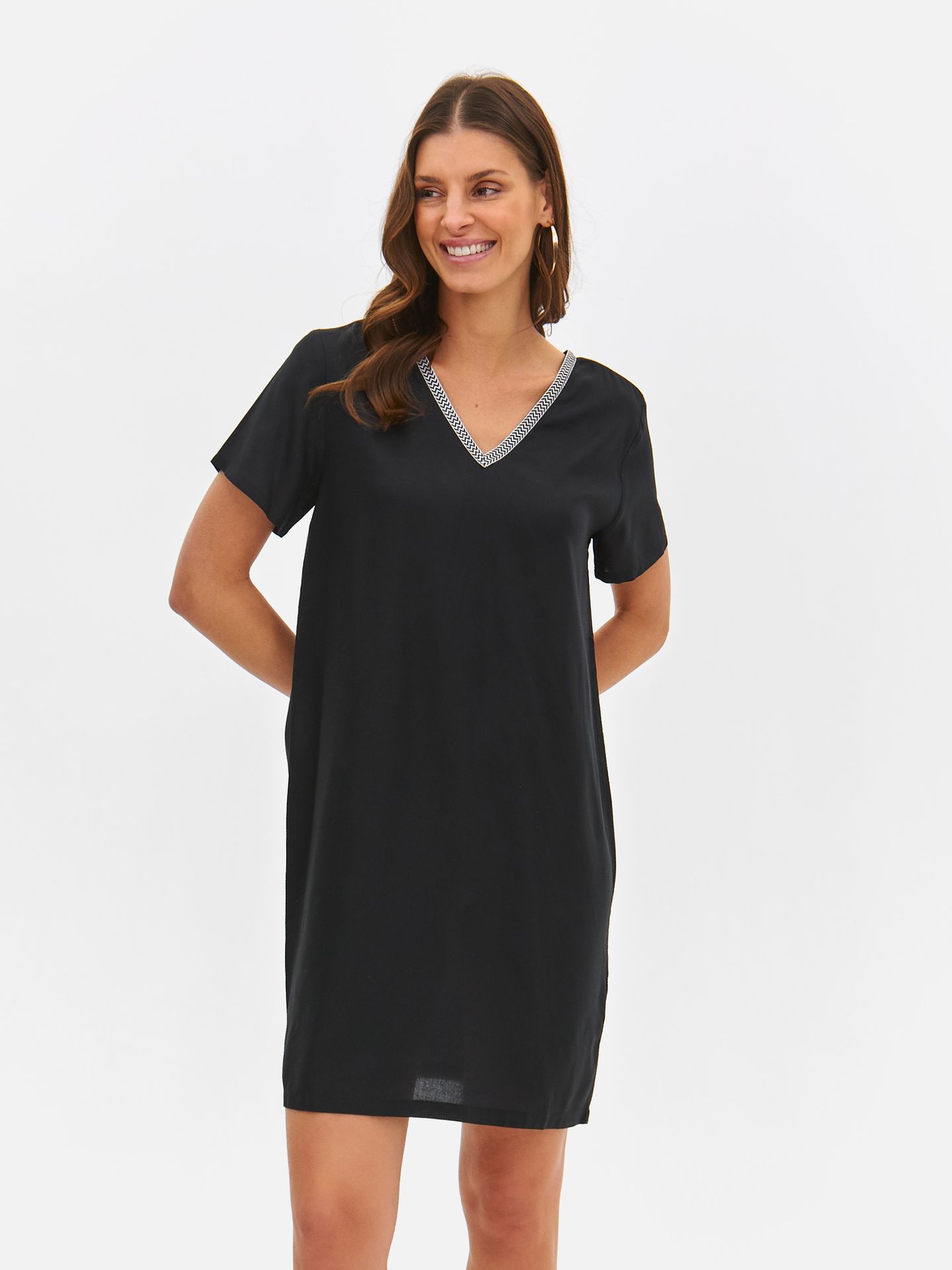 Sukienka damska czarna - SSU4600CA sukienka - TOP SECRET - Odzieżowy sklep internetowy TOP SECRET