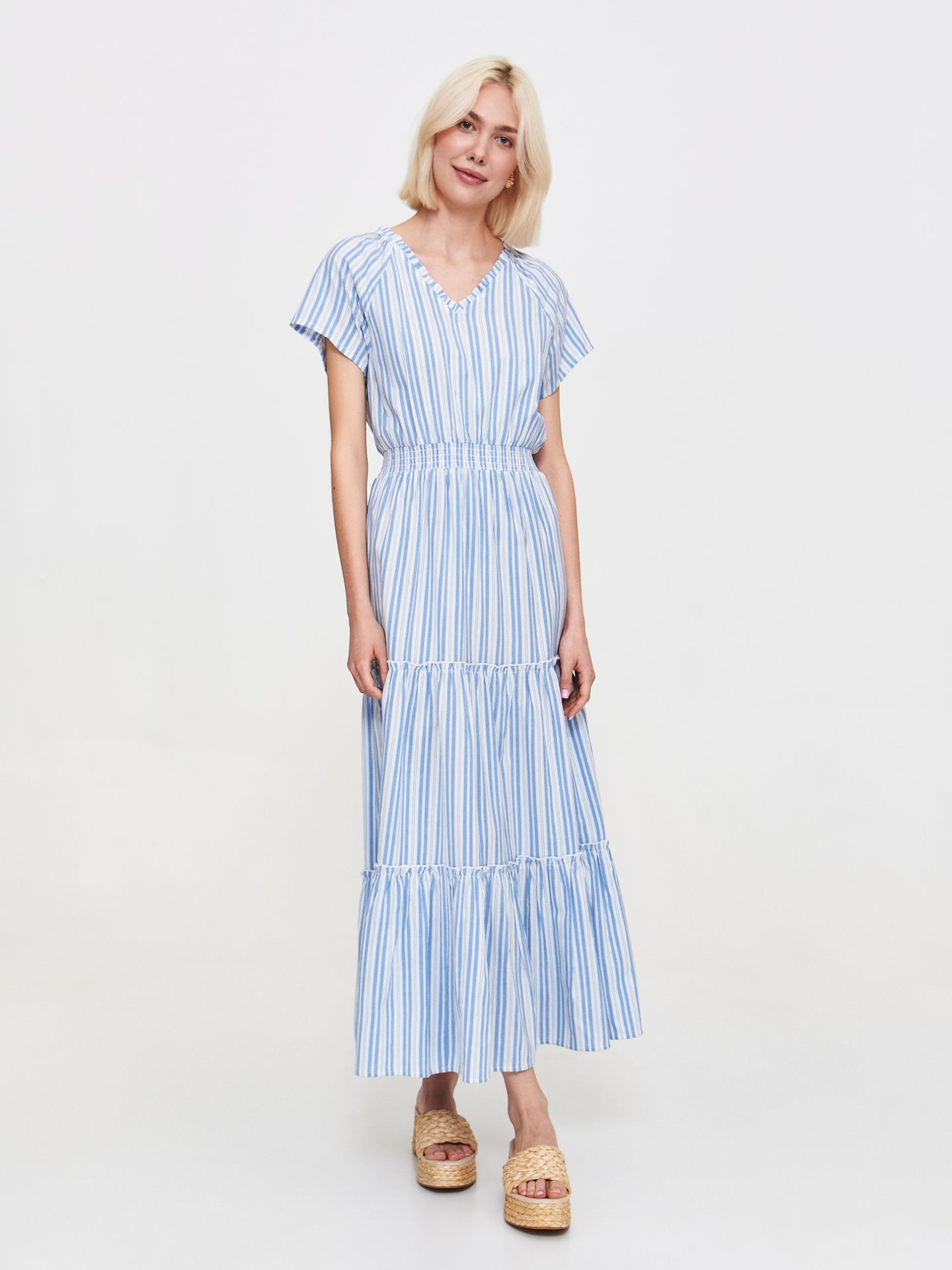 Sukienka maxi w paski
