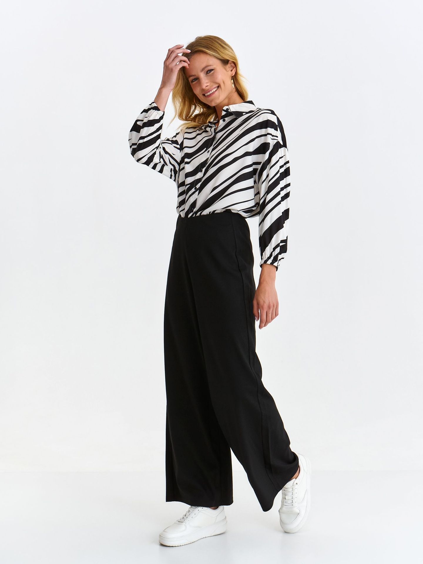 Spodnie damskie czarne - SSP4319CA spodnie długie - TOP SECRET - Odzieżowy sklep internetowy TOP SECRET