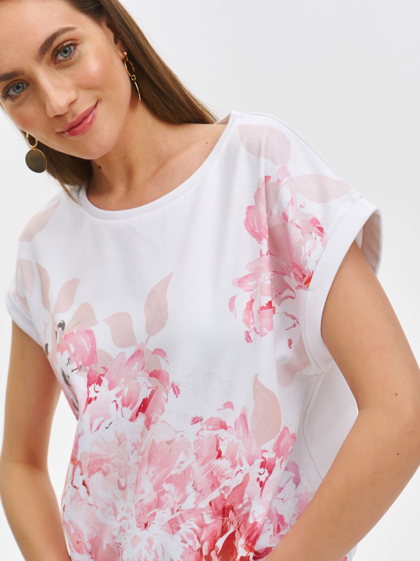 Bluza damska antilope - SBL1277BI bluza nierozpinana - TOP SECRET - Odzieżowy sklep internetowy TOP SECRET
