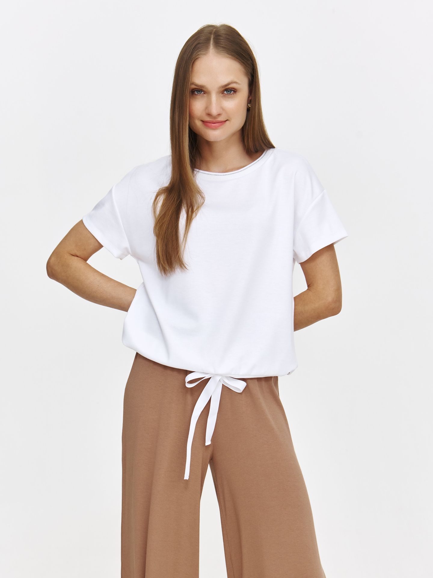 Komfortowa bluza z krótkim rękawem