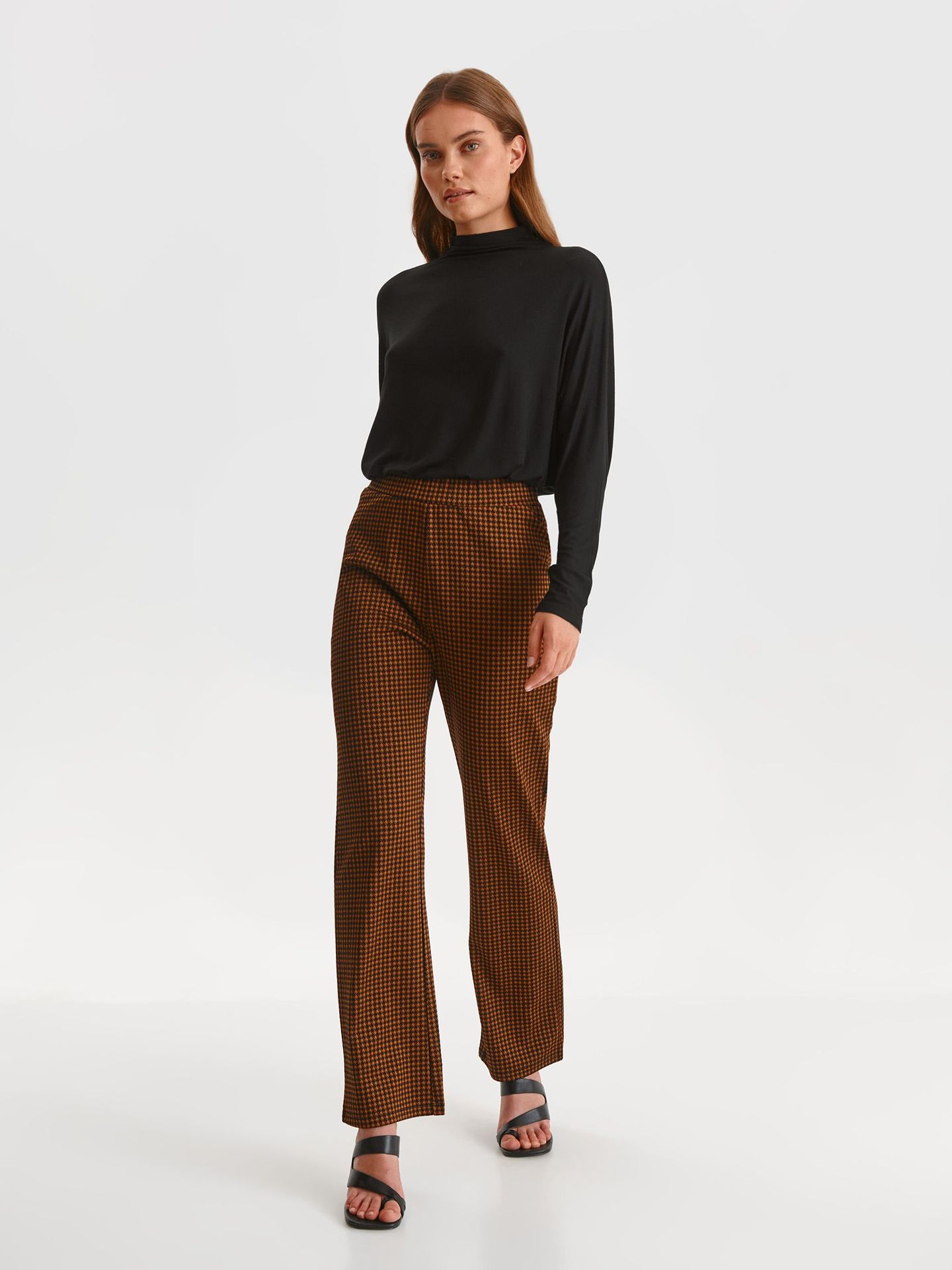 Spodnie damskie czarne - SSP4184CA spodnie długie - TOP SECRET - Odzieżowy sklep internetowy TOP SECRET