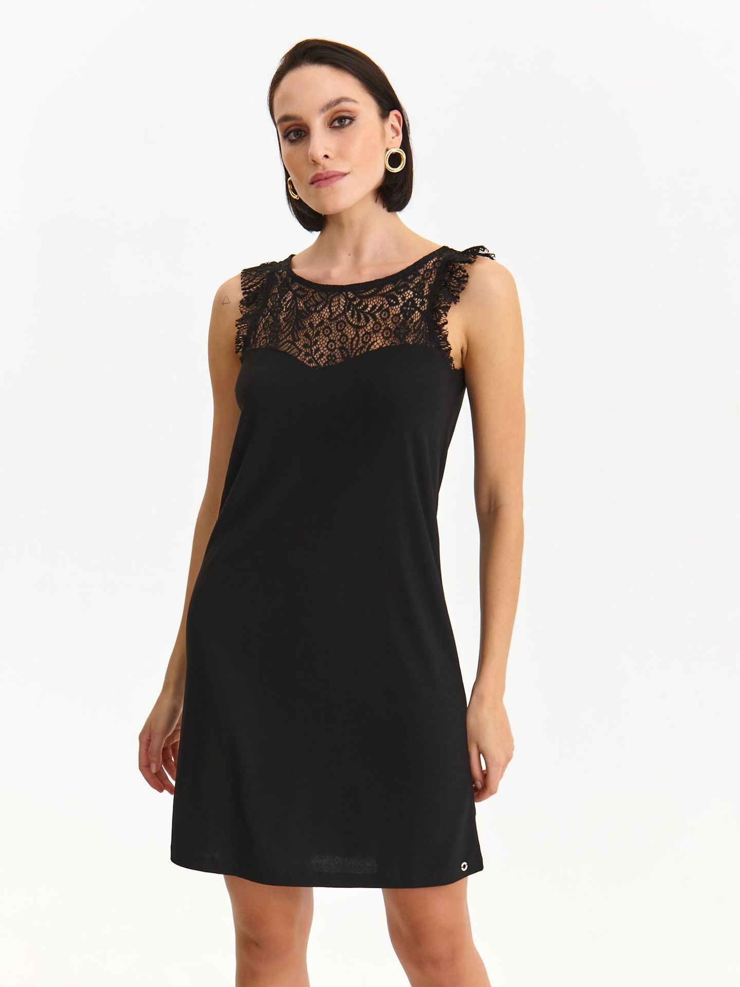 Sukienka damska czarna - SSU4551CA sukienka - TOP SECRET - Odzieżowy sklep internetowy TOP SECRET