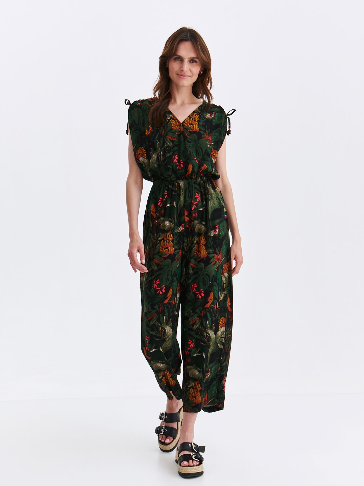 Kombinezon damski czarny - SKB2809CA kombinezon - TOP SECRET - Odzieżowy sklep internetowy TOP SECRET