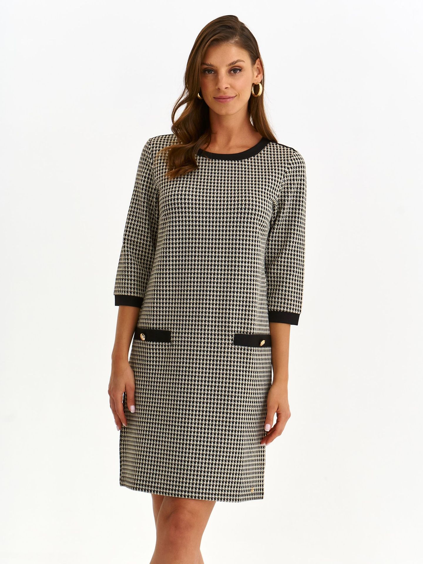 Sukienka damska czarna - SSU4490CA sukienka - TOP SECRET - Odzieżowy sklep internetowy TOP SECRET