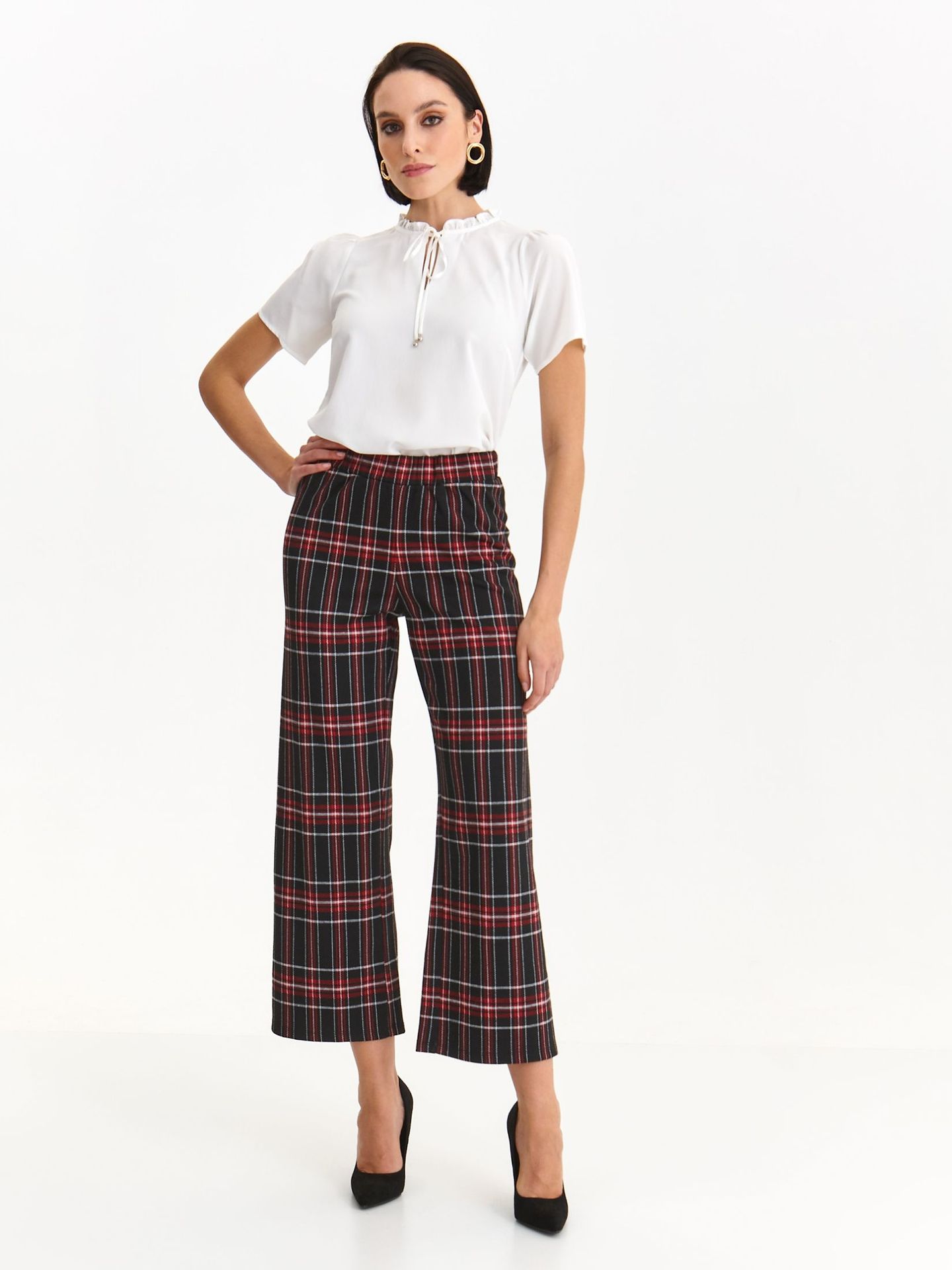 Spodnie damskie czarne - SSP4373CA spodnie długie - TOP SECRET - Odzieżowy sklep internetowy TOP SECRET