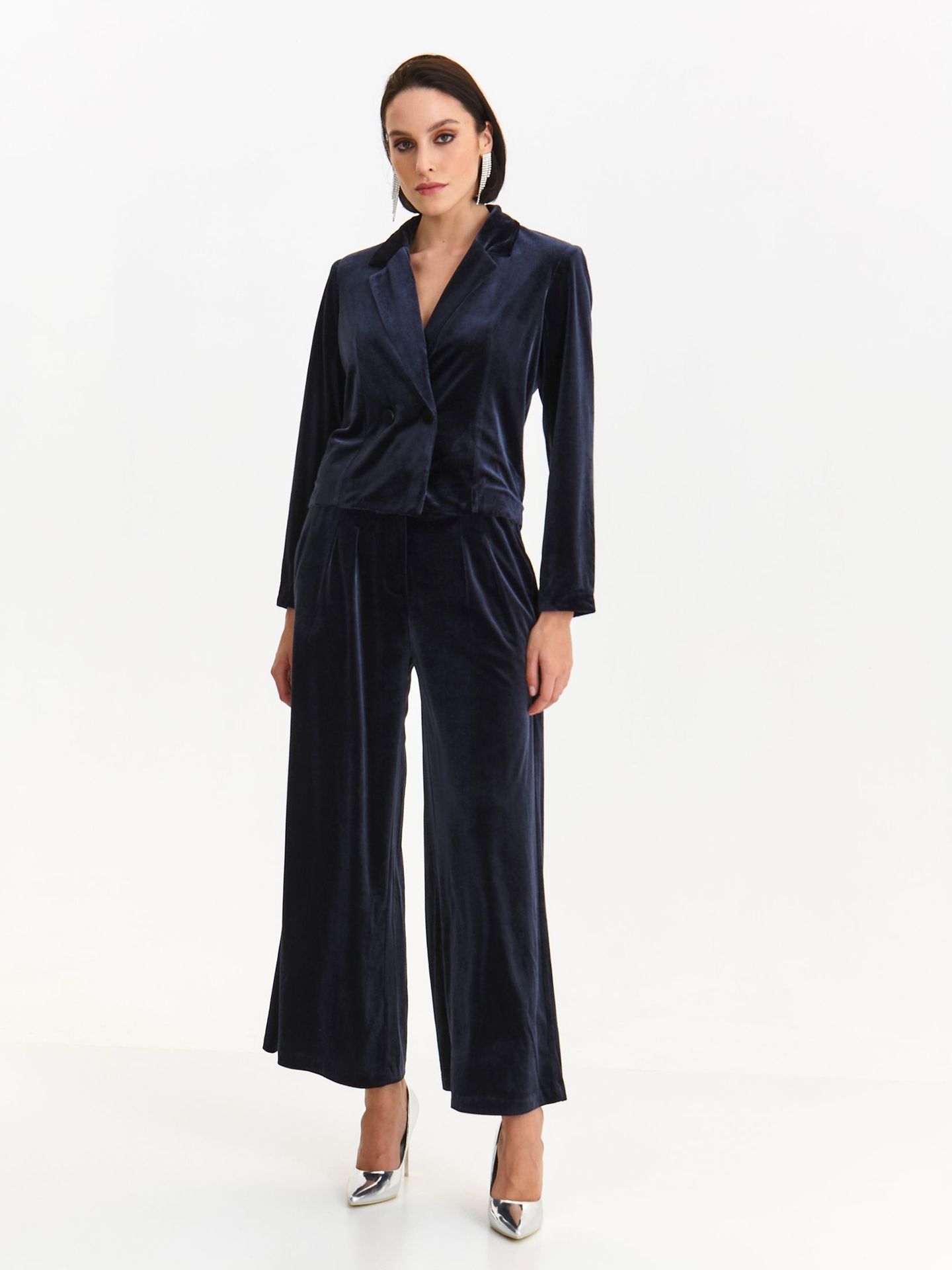 żakiet damski granatowy - SZK0716GR żakiet - TOP SECRET - Odzieżowy sklep internetowy TOP SECRET