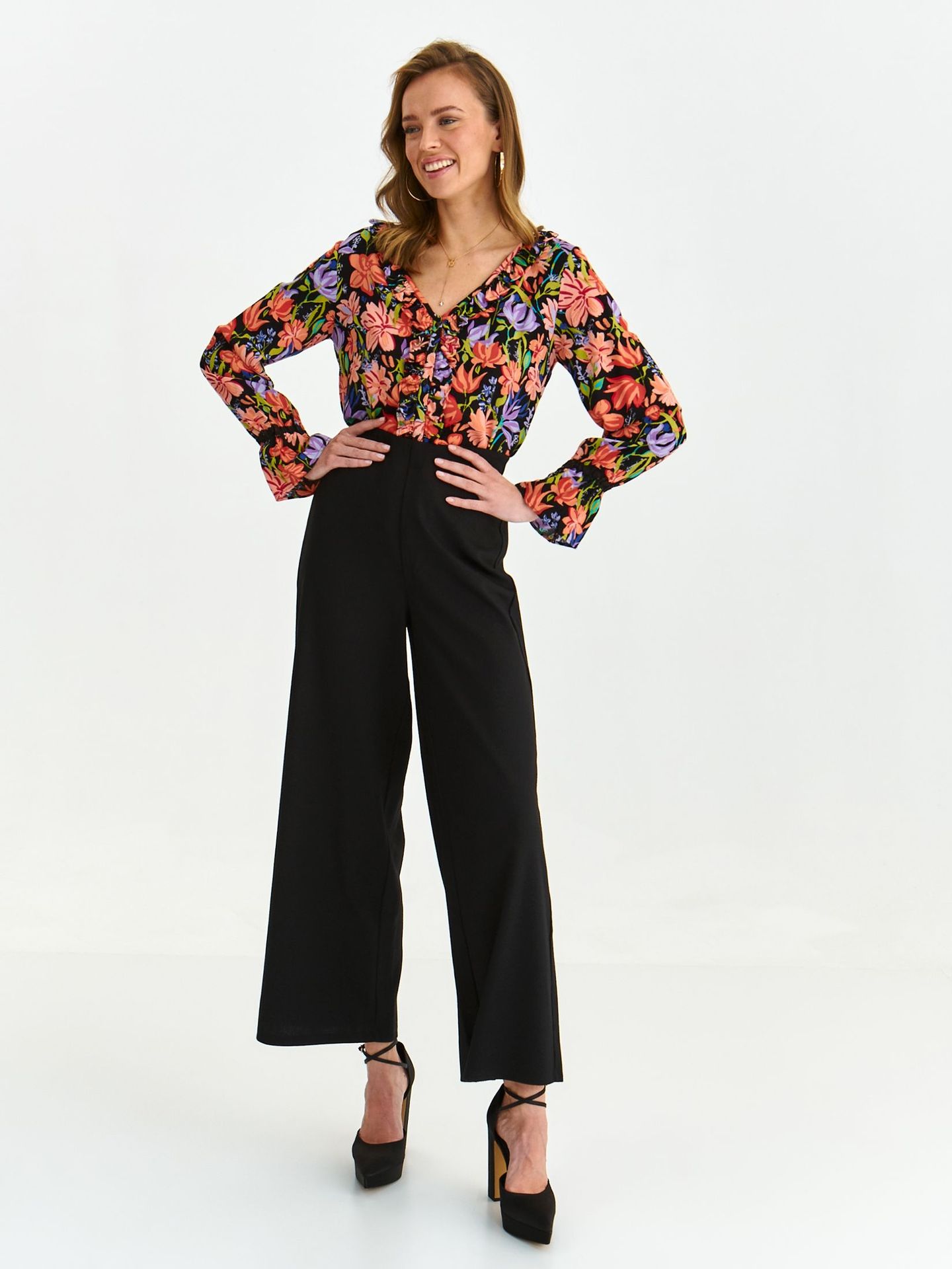 Koszula długi rękaw czarna - SKL3455CA koszula długi rękaw - TOP SECRET - Odzieżowy sklep internetowy TOP SECRET