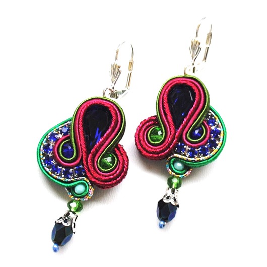 Sutaszowe kolczyki JAIPUR