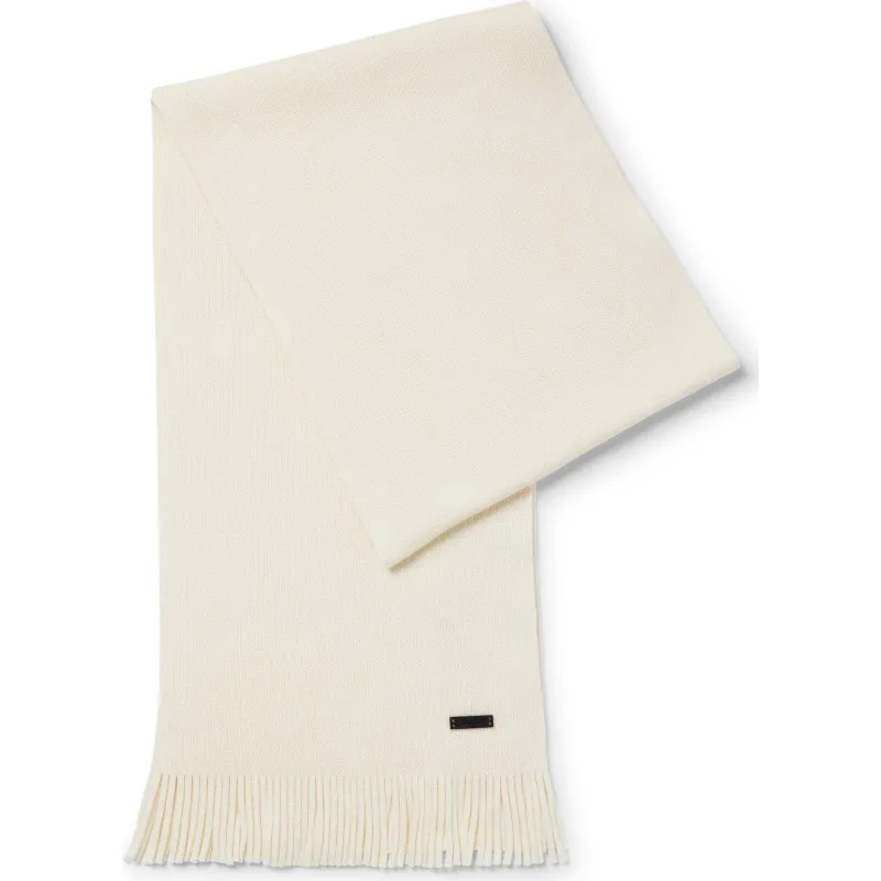 BOSS BLACK Wełniany szal Albas