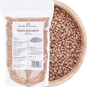 Kasza Gryczana Palona Polska 1kg Świeża Naturalna Gryka Kuchnia Zdrowia