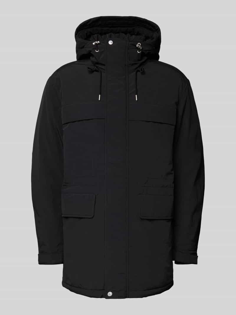 Parka o kroju regular fit z kapturem model ‘CITY READY’
