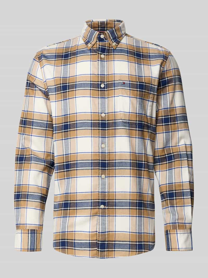 Koszula flanelowa o kroju regular fit z czystej bawełny