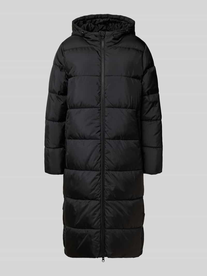 Płaszcz pikowany o kroju regular fit z kapturem model ‘JENNY’