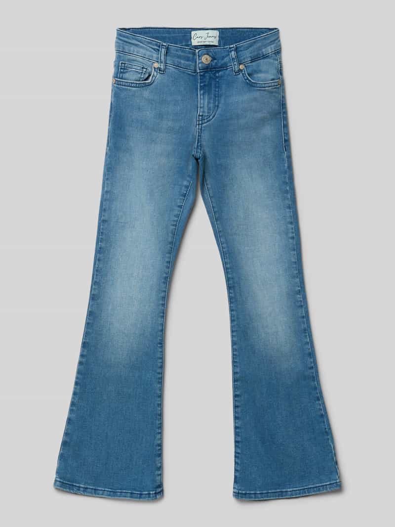 Jeansy rozkloszowane z 5 kieszeniami model ‘Veronique’