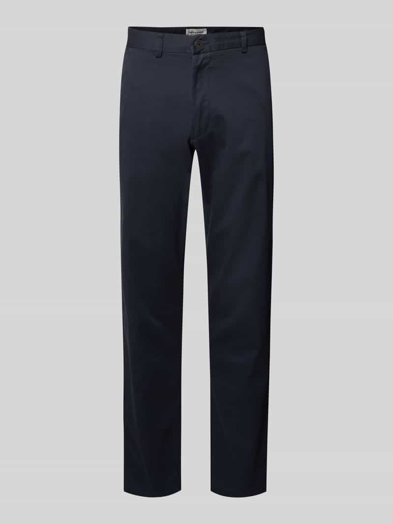 Chinosy o kroju relaxed fit z kieszeniami z tyłu model ‘KANE’