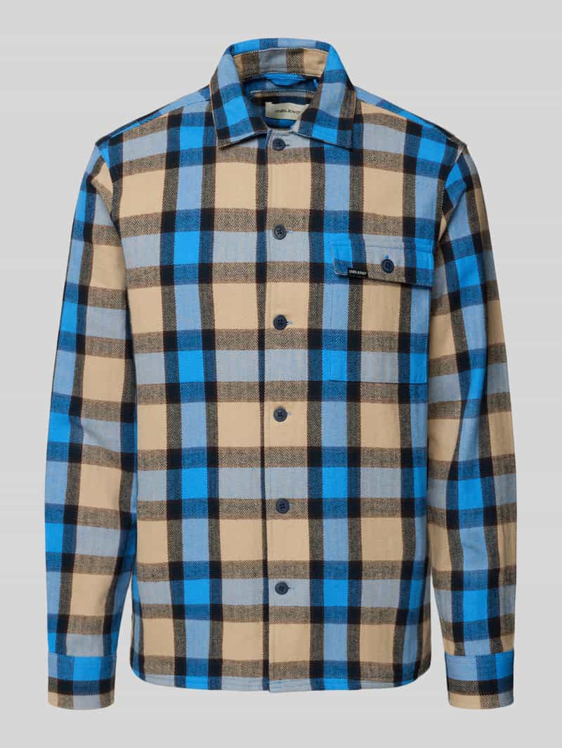 Kurtka koszulowa o kroju regular fit z kieszenią na piersi model ‘DIEGO’