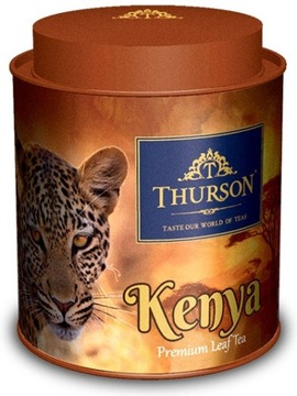 Herbata czarna liściasta kenijska Thurson Kenya Leopard Pekoe 100g