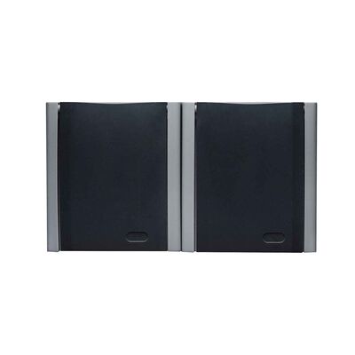 Gniazdo podwójne z uziemieniem natynkowe IP54 popielowy bravo