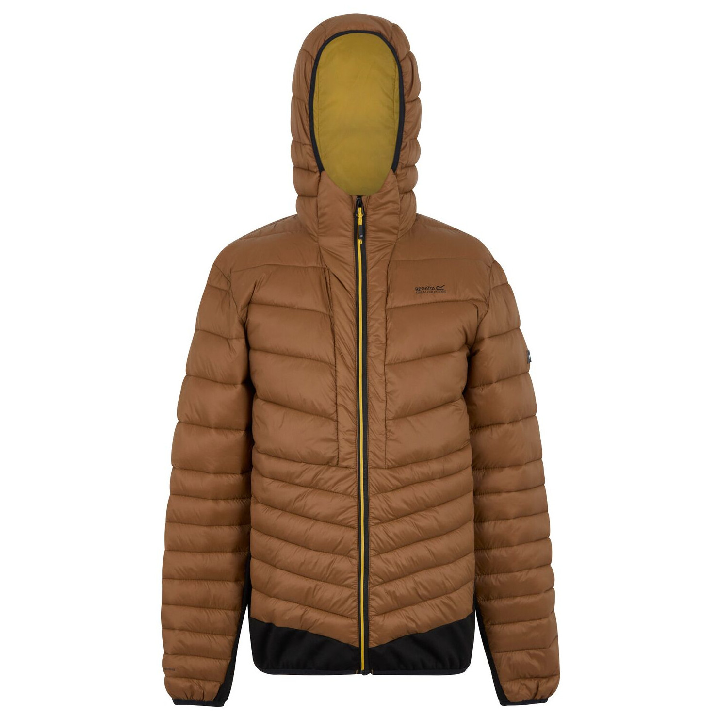 Kurtka męska Regatta Hooded Leedre Hybrid Rozmiar: XXL / Kolor: brązowy