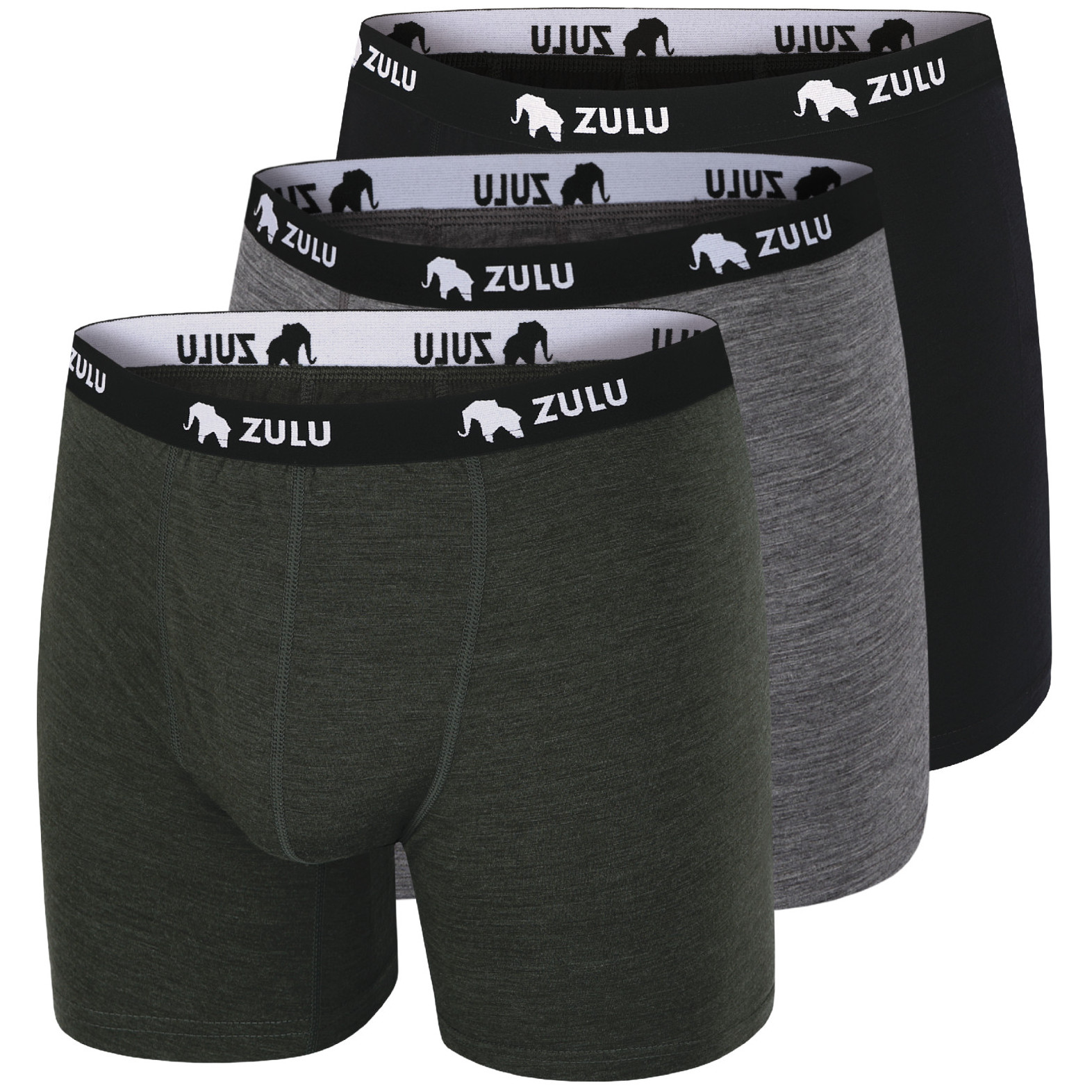 Męskie bokserki Zulu Merino 160 6in 3-pack Rozmiar: L / Kolor: mix2