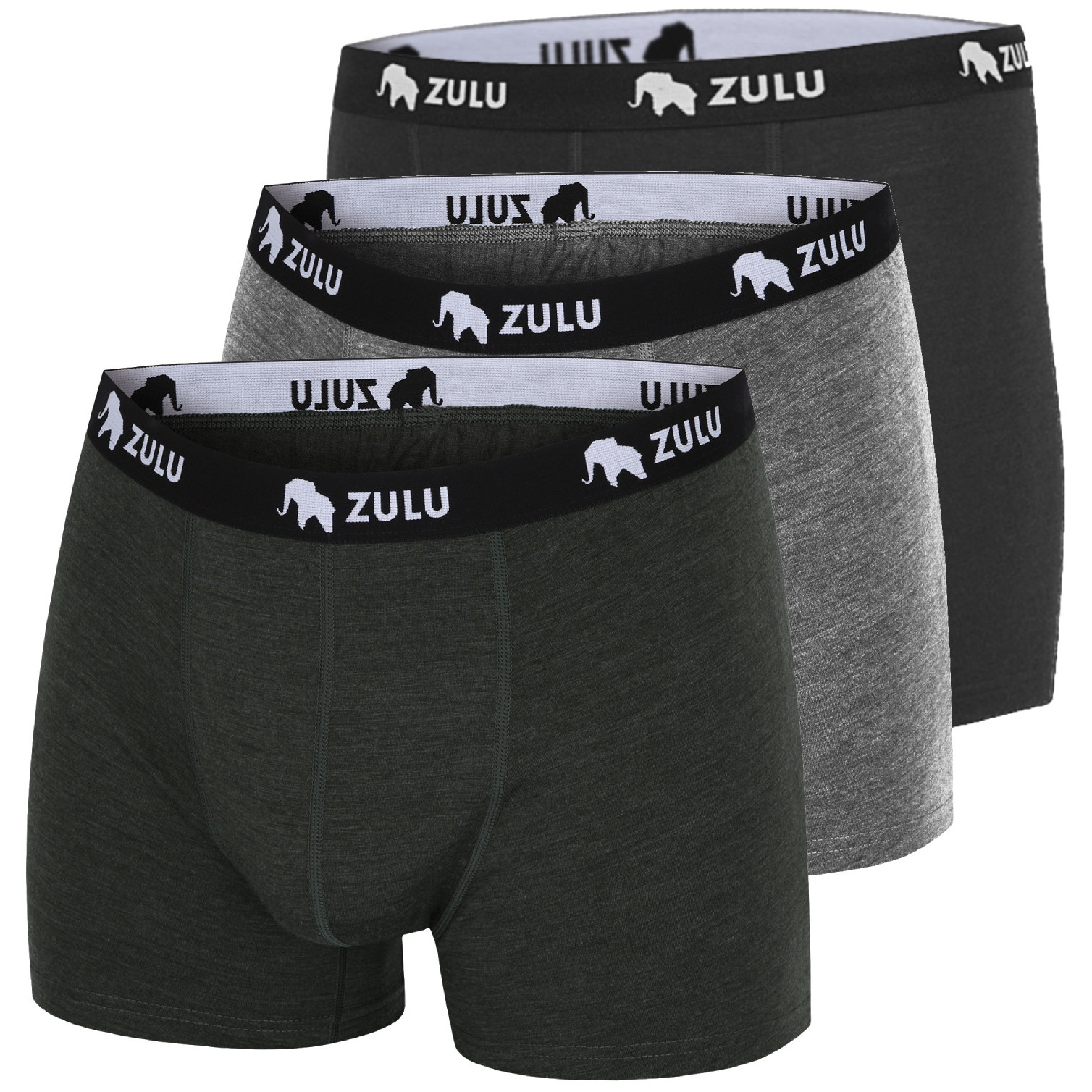 Męskie bokserki Zulu Merino 160 4in 3-pack Rozmiar: XXL / Kolor: mix3