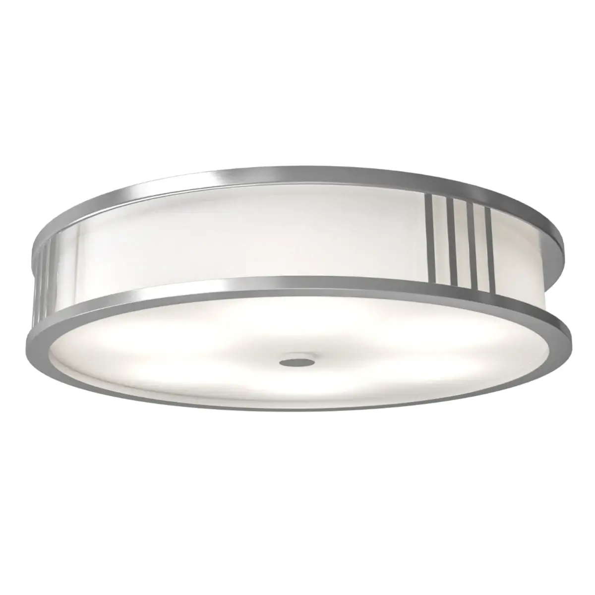 Szklany plafon sufitowy Sandro PL Satin Nikiel 50 OR85785 okrągły nikiel