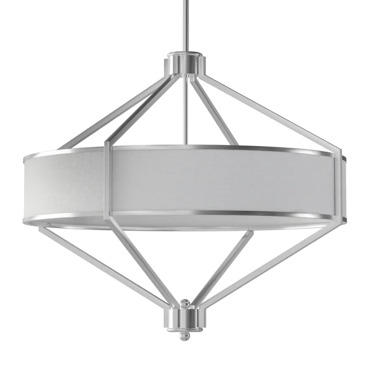 Żyrandol diament Zundo Satin Nikiel 60 OR85822 okrągły nikiel