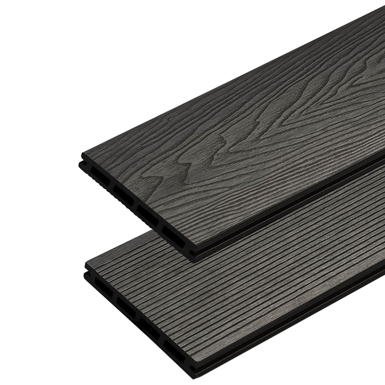 Liderwood Deska Tarasowa Kompozytowa 3D Classic Antracyt – dł. 4 m
