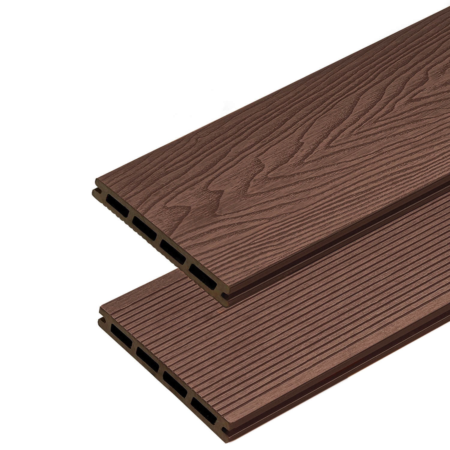 Liderwood Deska Tarasowa Kompozytowa 3D Classic Ciemny Brąz – dł. 2,2 m