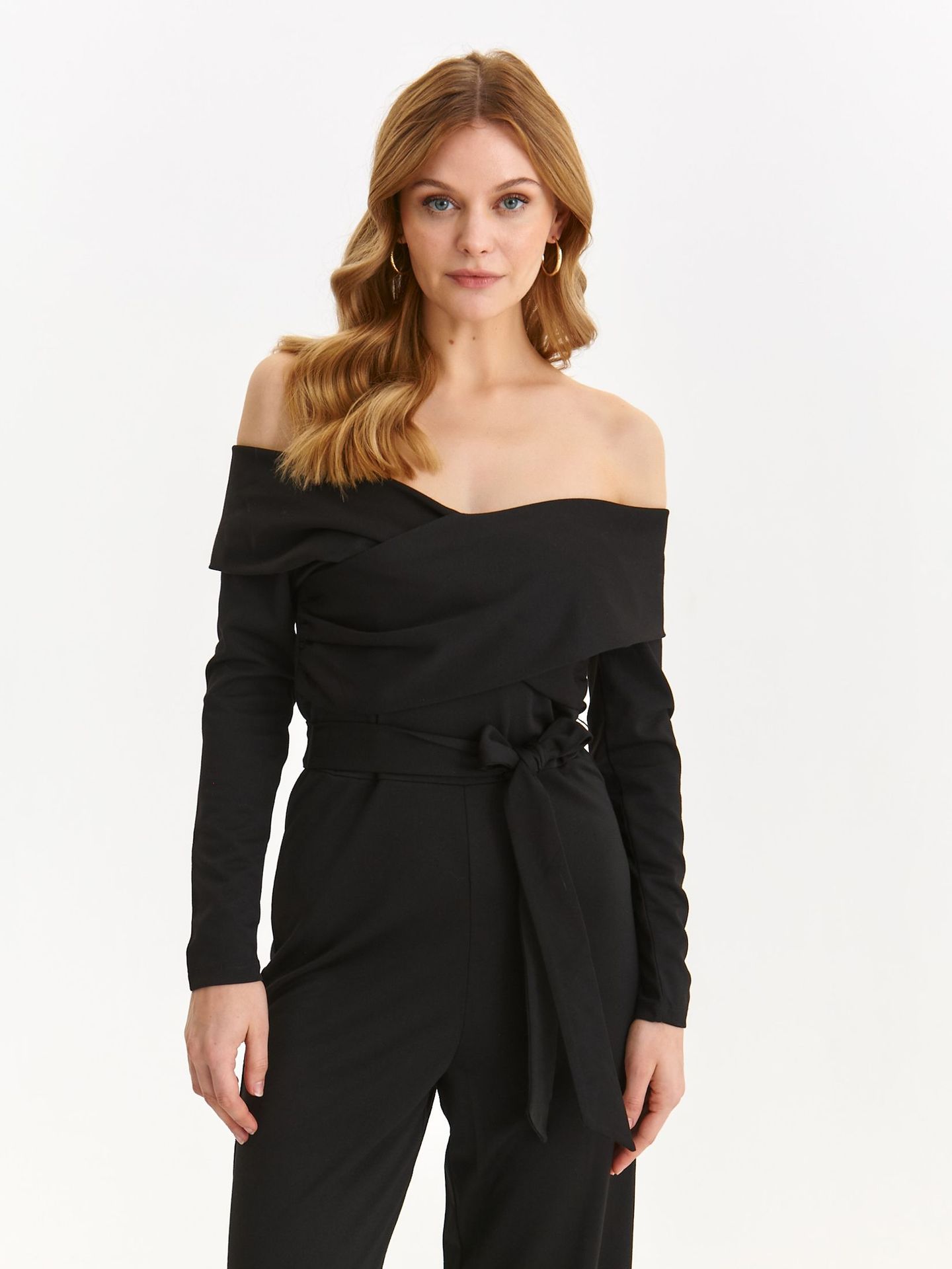 Kombinezon damski czarny - SKB2800CA kombinezon - TOP SECRET - Odzieżowy sklep internetowy TOP SECRET