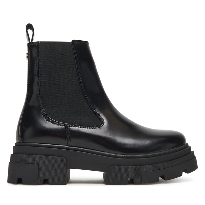 Sztyblety Tommy Hilfiger Shiny FW0FW09042 Czarny